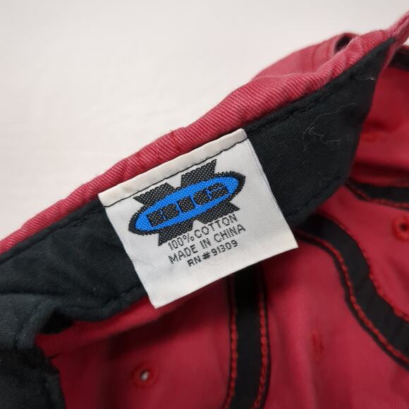 Best Friends Animal Society Slideback Baseball Cap Red One Size Adjustable Big X - Picture 9 of 9